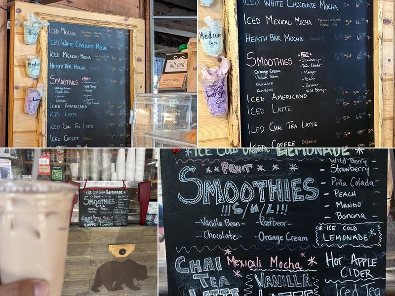 The Serene Bean Menu