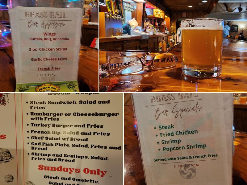 Brass Rail Menu