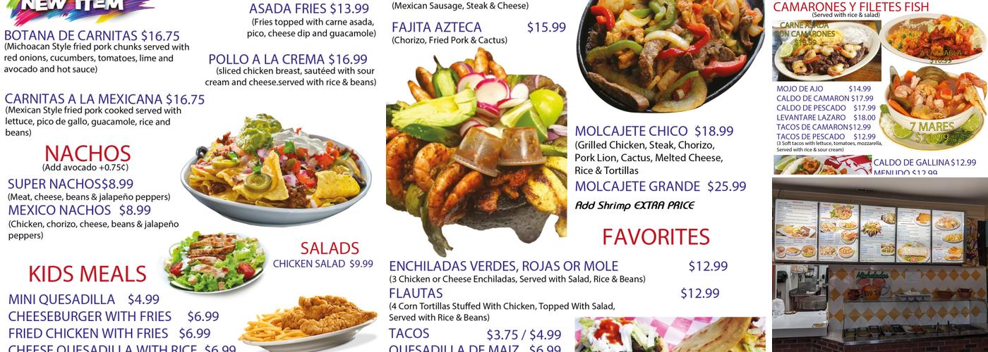 Don Beto's Tacos Menu