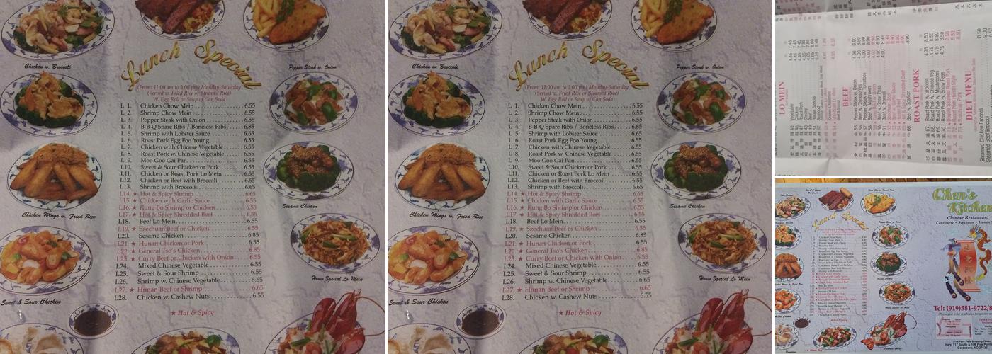Chen's Kitchen Menu
