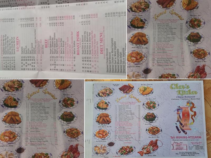 Chen's Kitchen Menu
