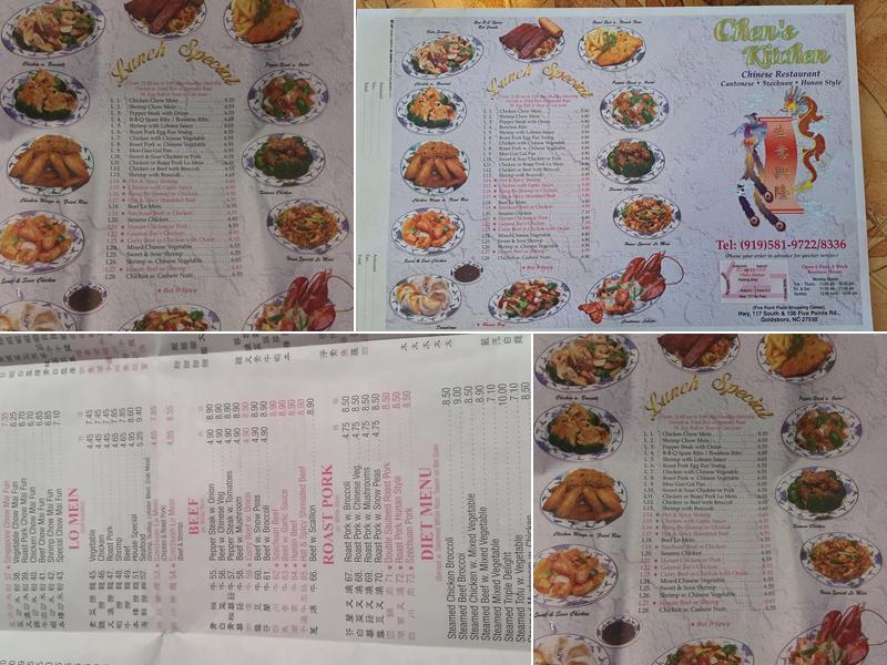 Chen's Kitchen Menu