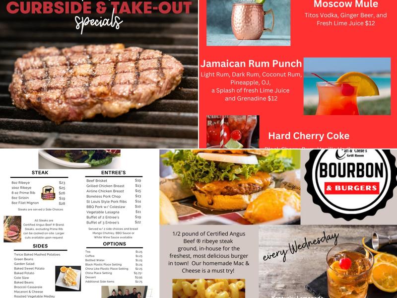 Carl & 'Chelle's Grill Room Menu