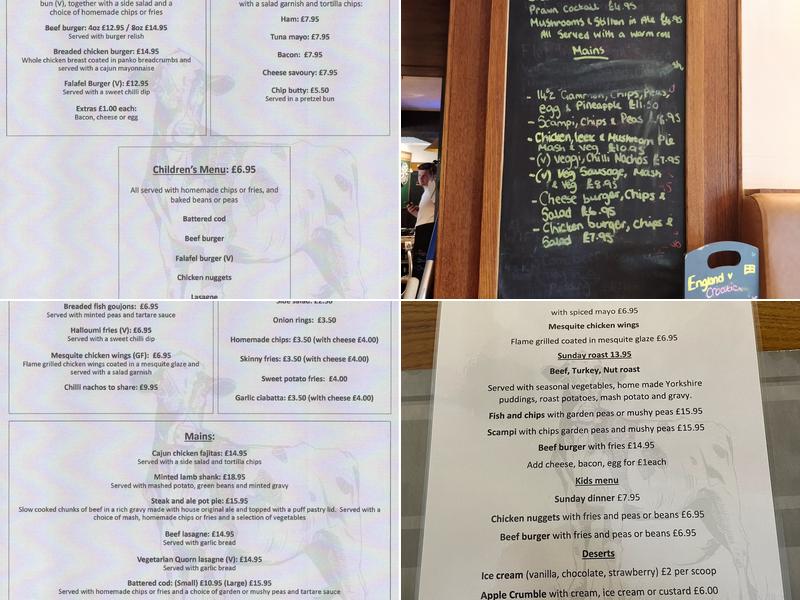 The Craven Heifer Menu