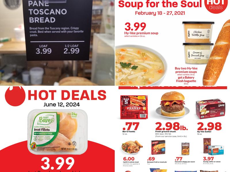 Hy-Vee Market Grille Menu