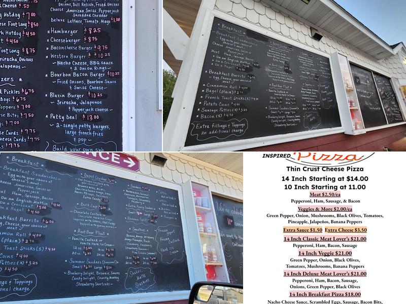 Drive-Thru Depot Menu