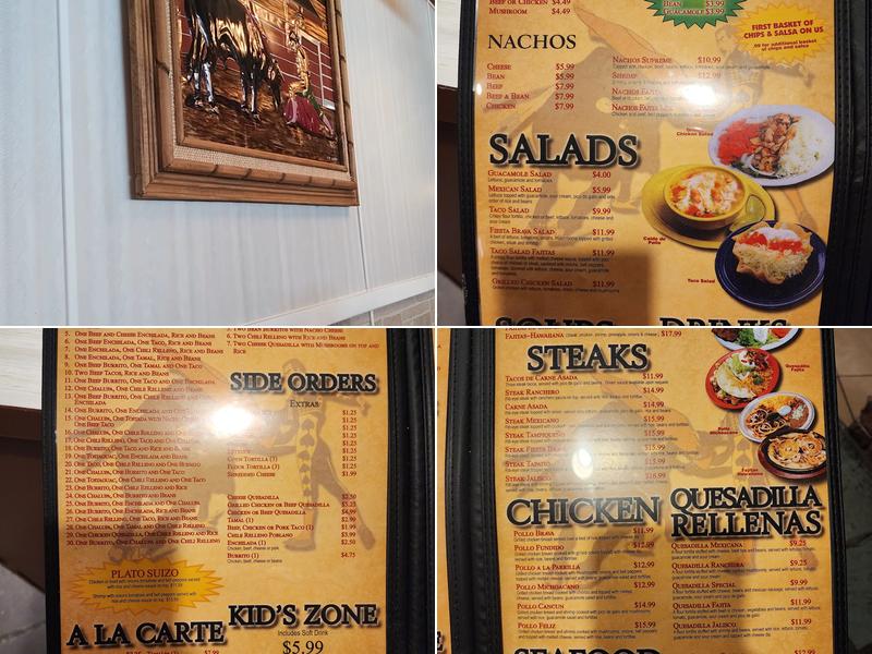 Fiesta Brava Menu