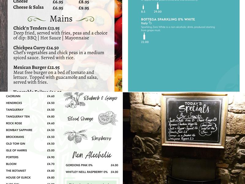 Broadstraik Inn Menu
