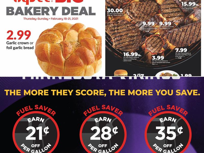 Hy-Vee Market Grille Menu