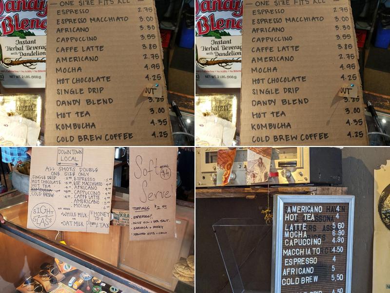 Downtown Local Menu