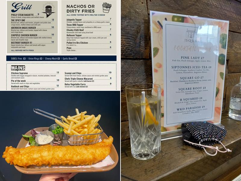 The Square Kintore Menu