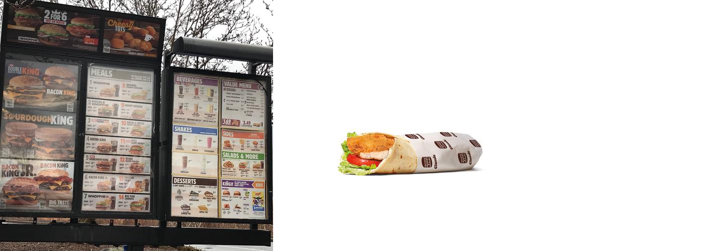 Burger King Menu
