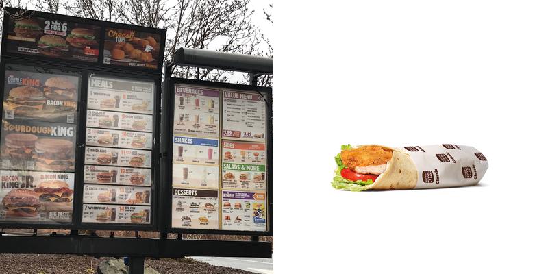 Burger King Menu