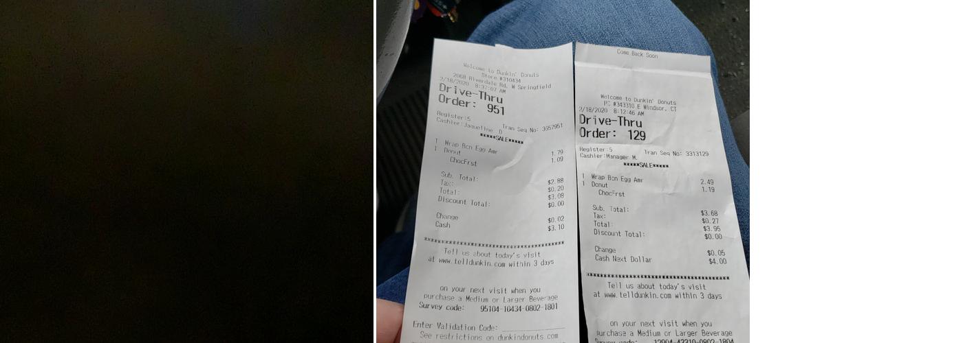 Dunkin' Menu