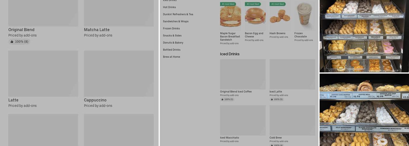 Dunkin' Menu
