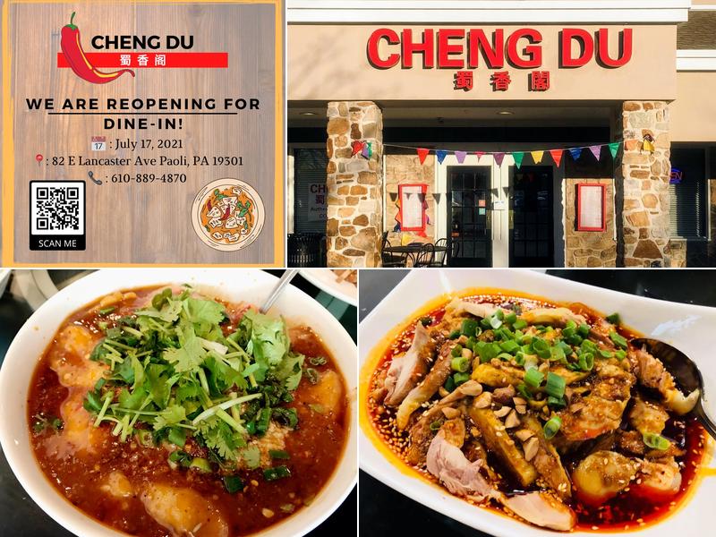 Cheng Du Paoli Shopping Center, 82 E Lancaster Ave, Paoli