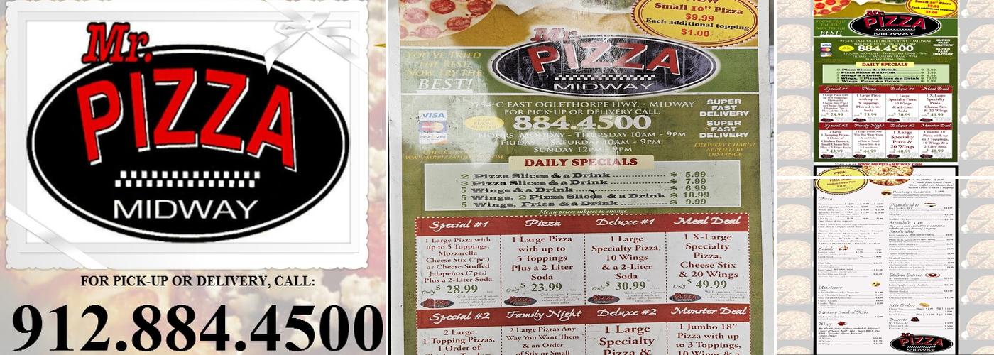 MR PIZZA MIDWAY Menu