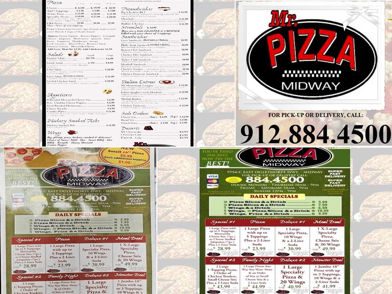 MR PIZZA MIDWAY Menu