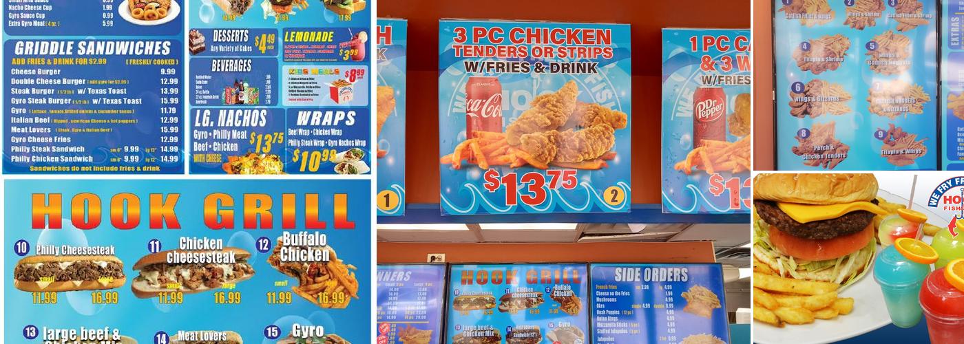 Hook Fish & Chicken Menu