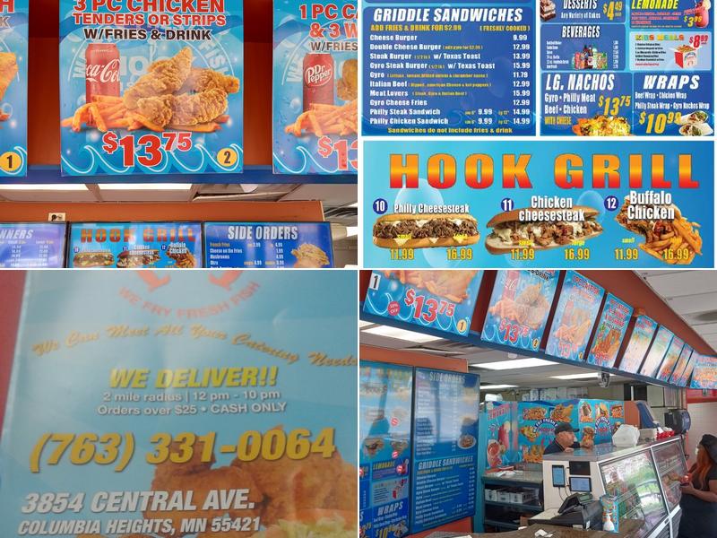 Hook Fish & Chicken Menu