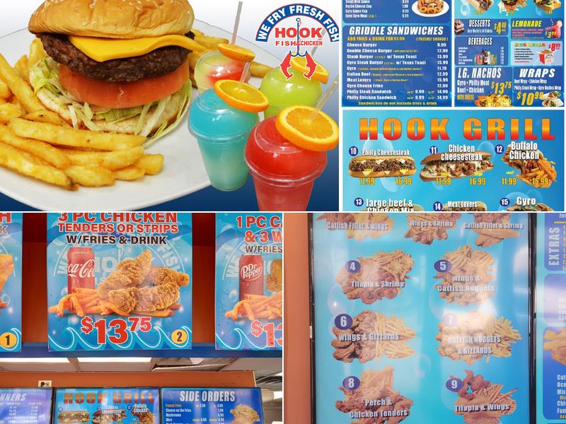 Hook Fish & Chicken Menu