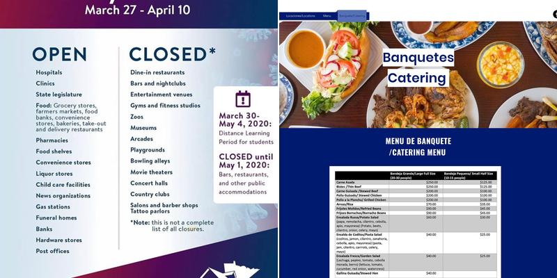 El Guanaco Bakery Y Café Menu