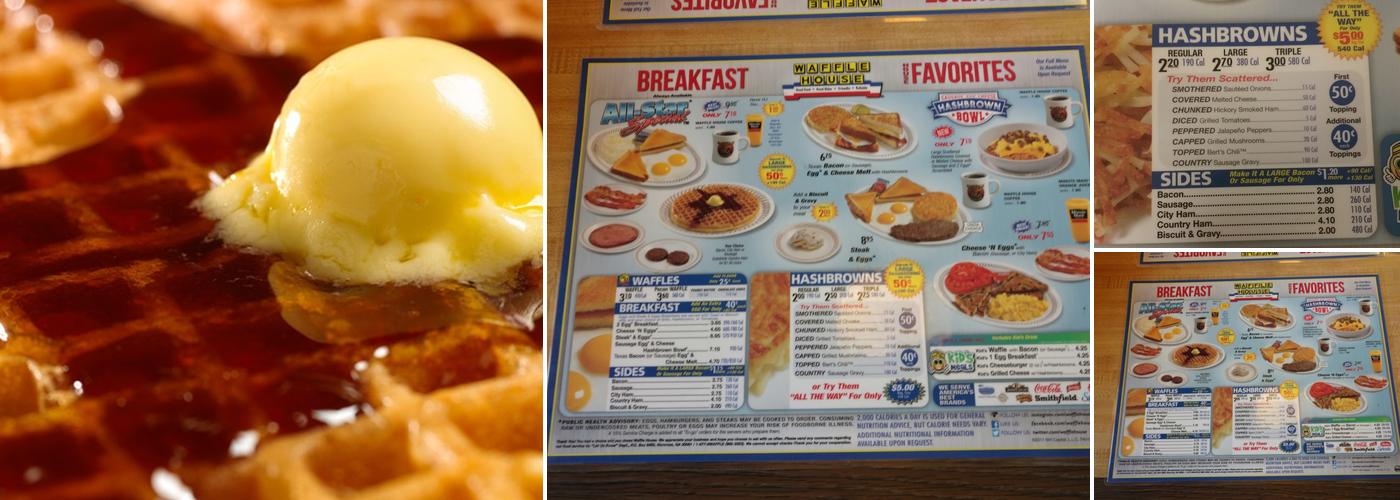 Waffle House Menu