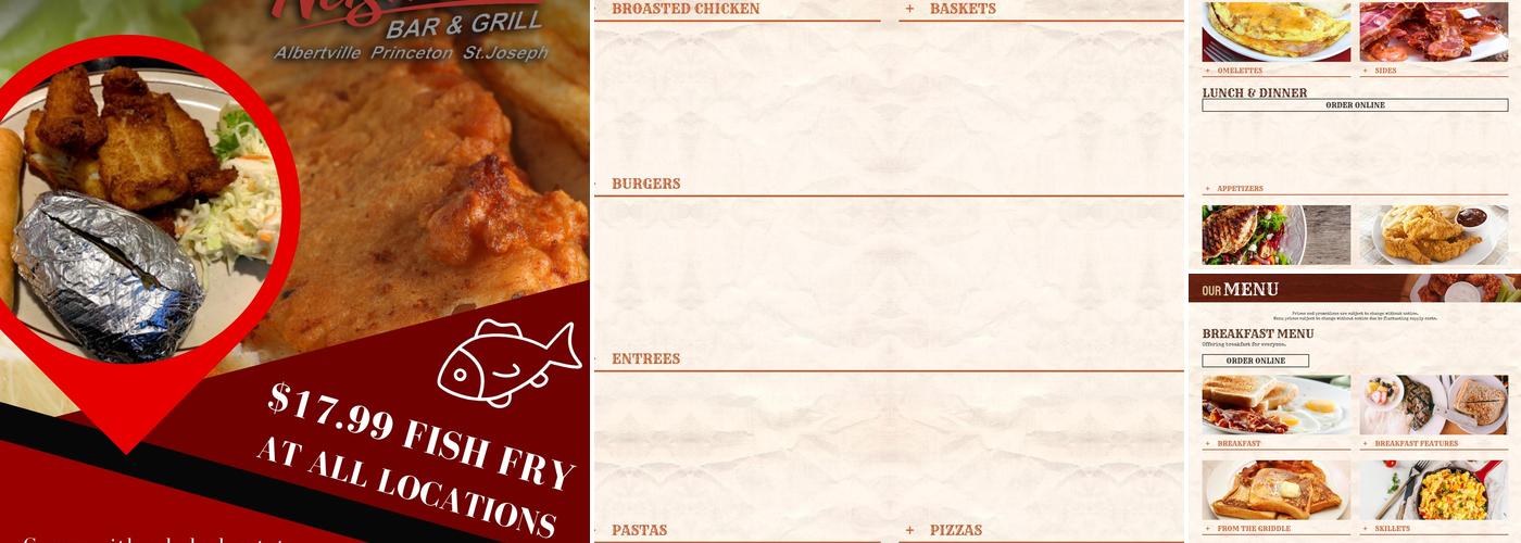 Neighbors Eatery and Saloon Menu