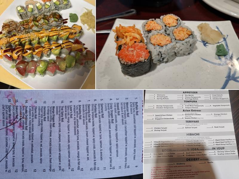 Sakura Express Menu