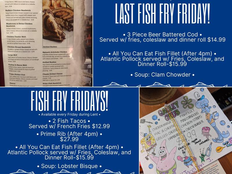 River Boat Depot Menu