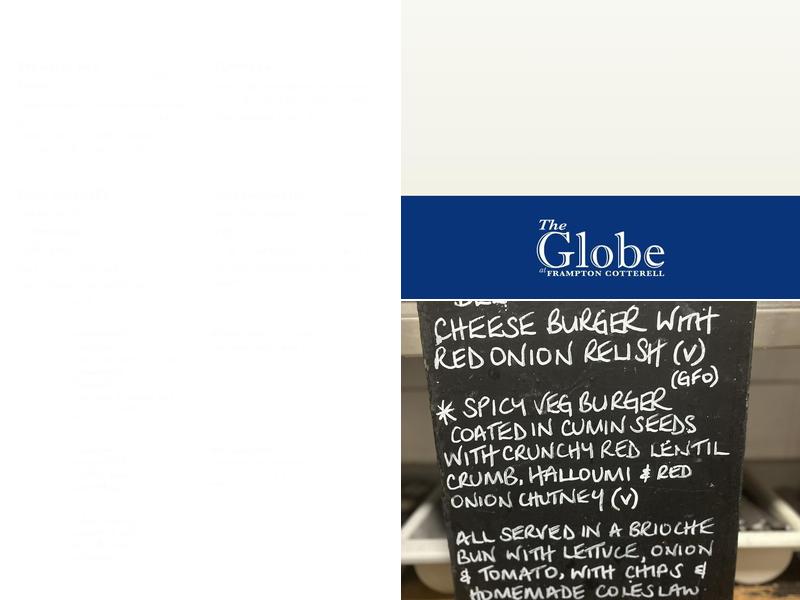 The Globe Menu