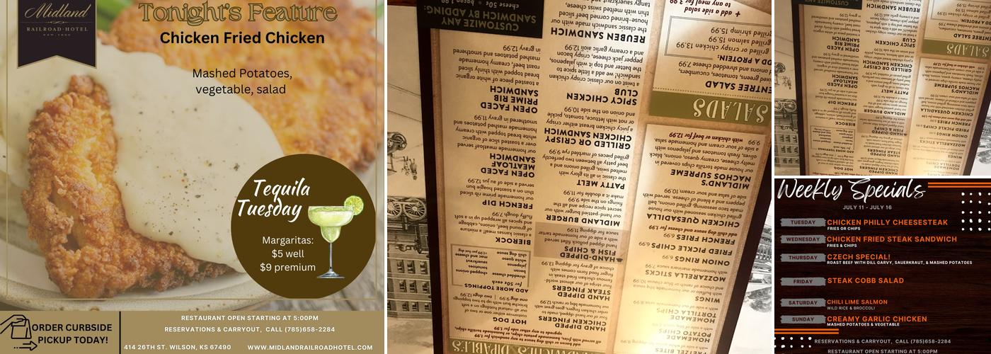 The Sample Room Tavern Menu