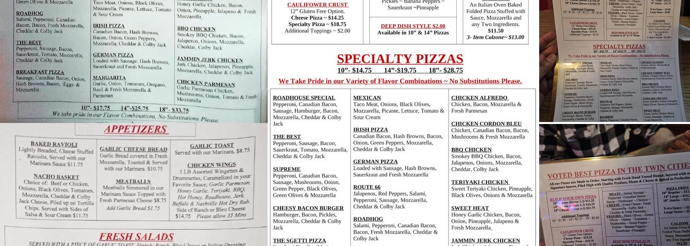 Macaluso's Roadhouse Menu
