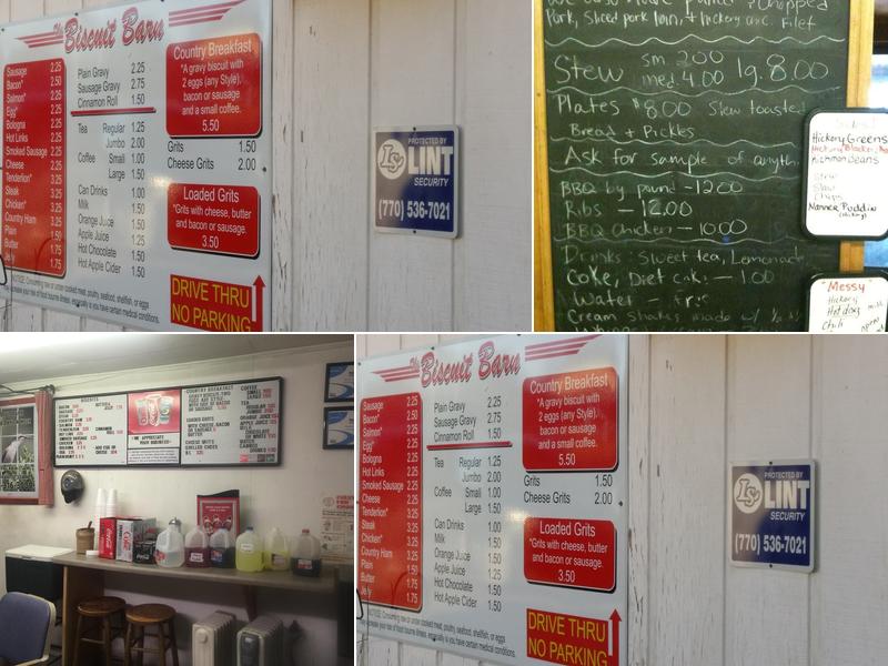 The Hickory Pig Menu