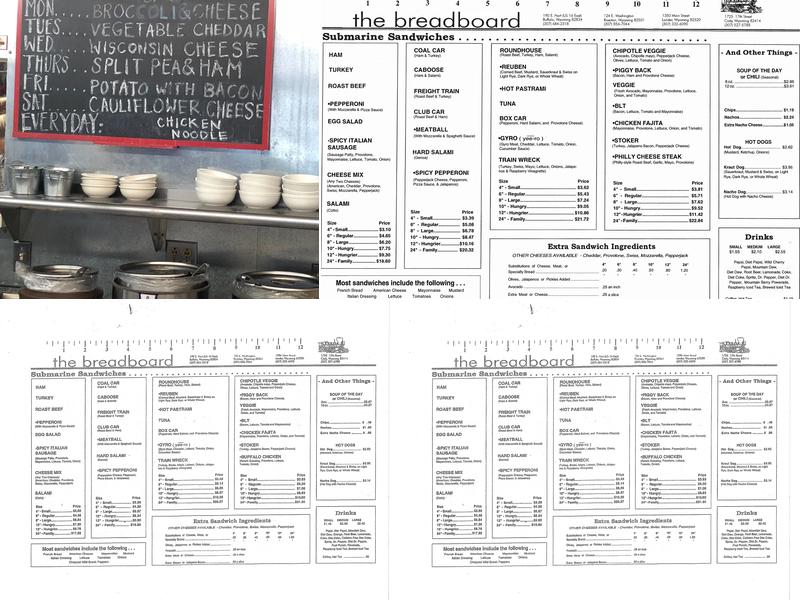 The Breadboard Menu
