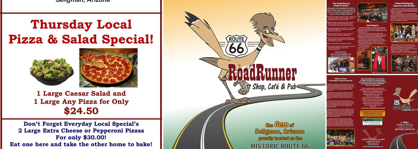 Route 66 RoadRunner Menu