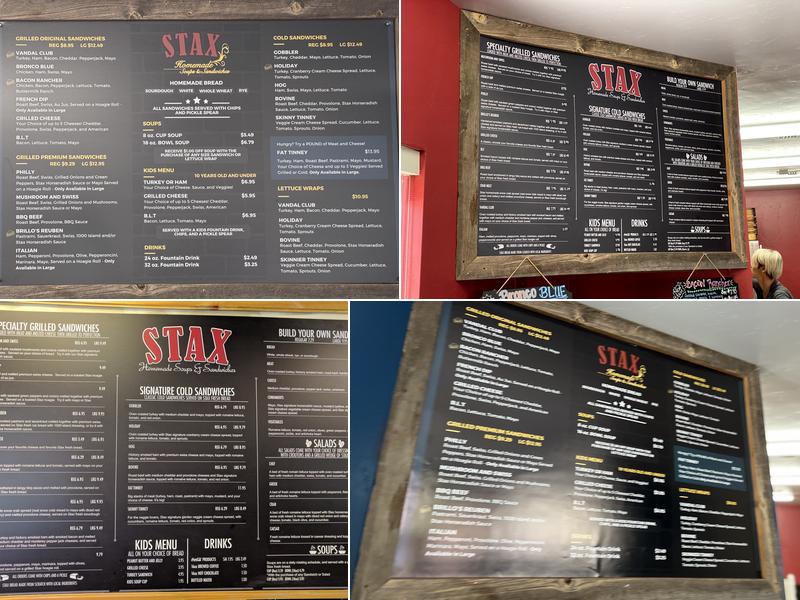 Stax Menu