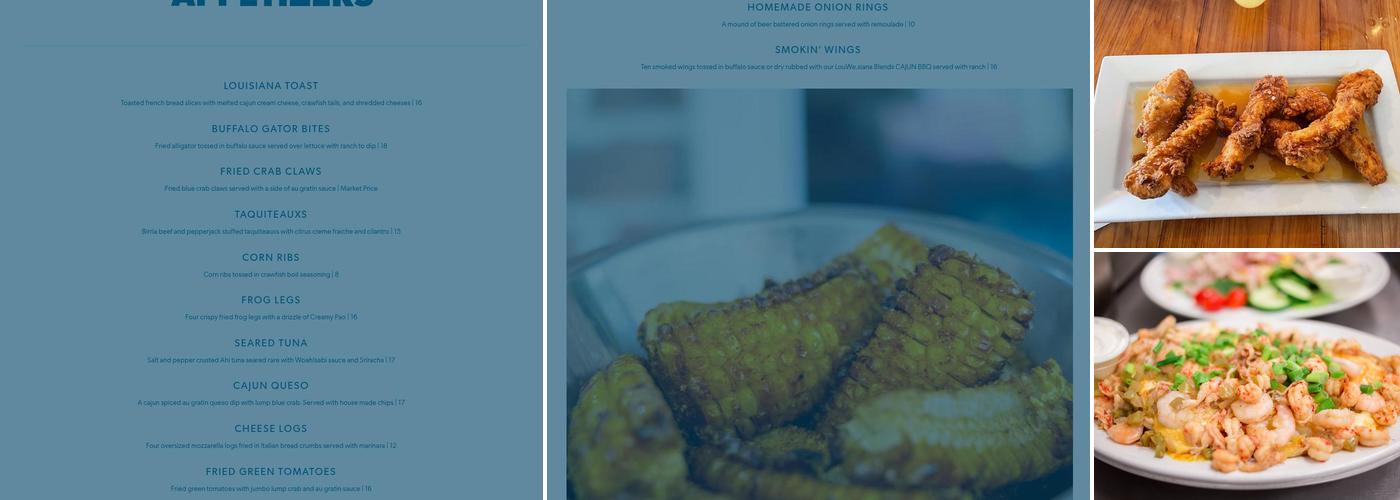 Willie's Restaurant Menu