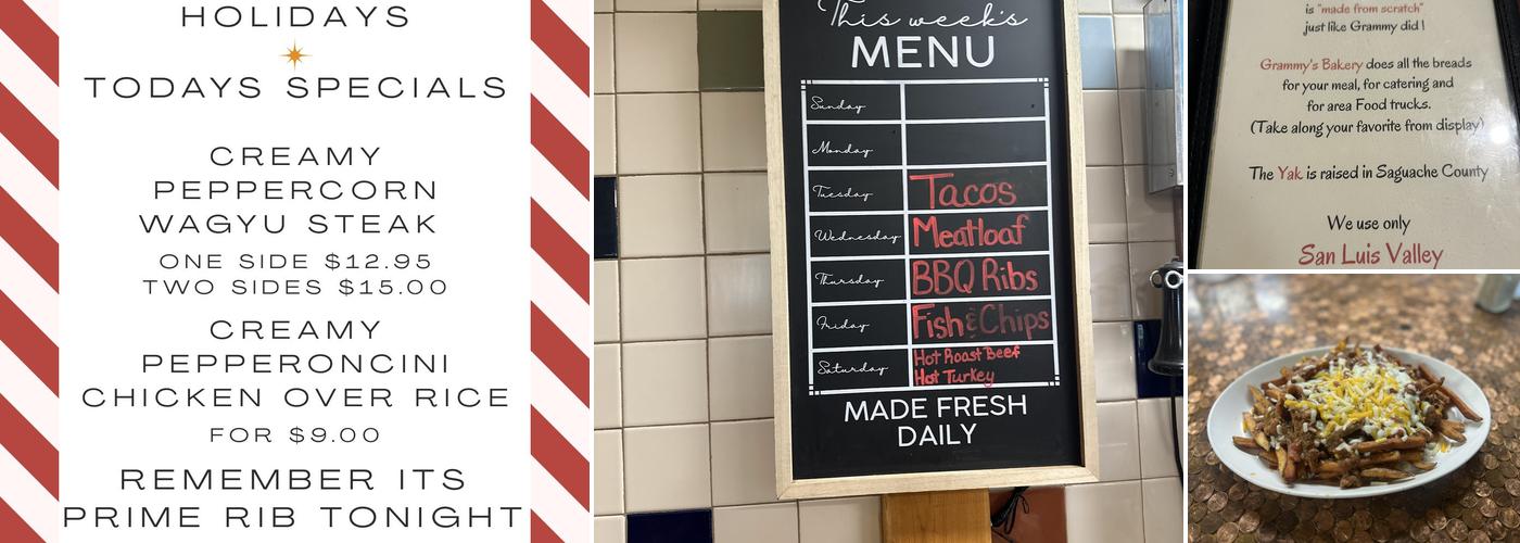 Grammy’s Kitchen Menu