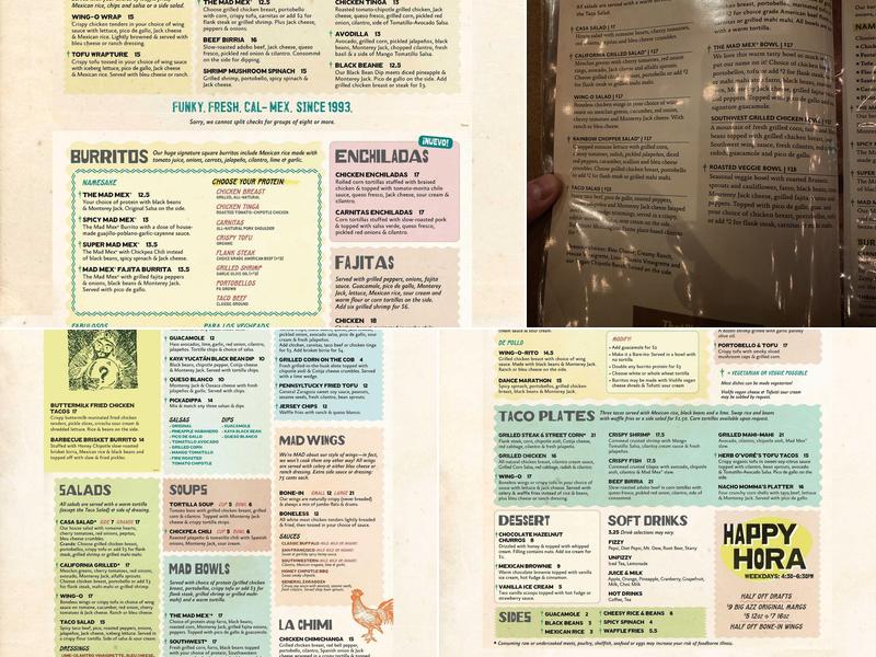 Mad Mex Monroeville Menu