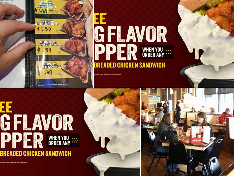 Wings Etc. Menu