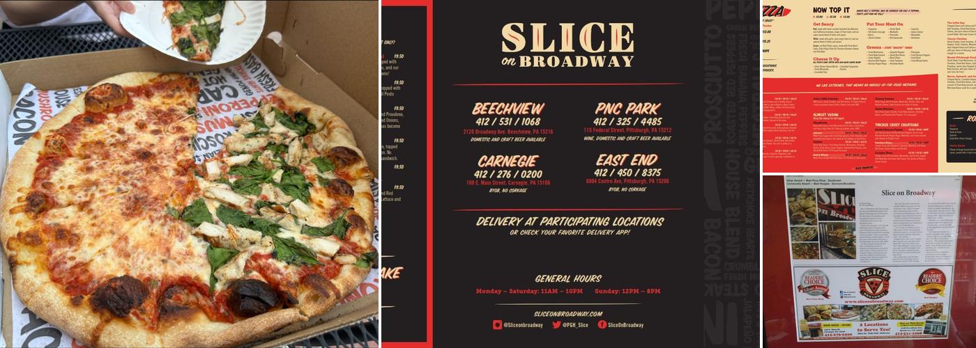 Slice on Broadway-Beechview Menu