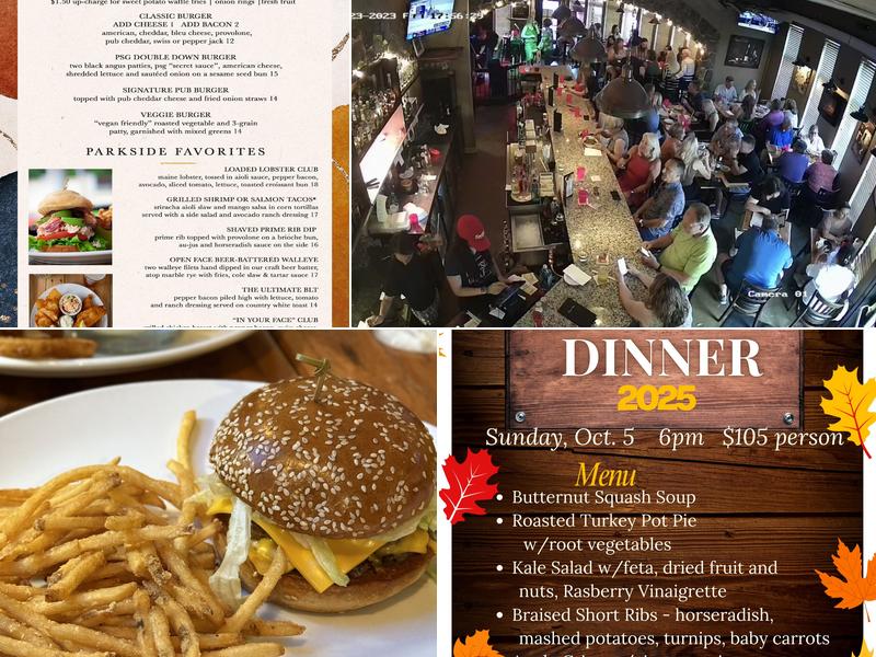 Parkside Grille Menu