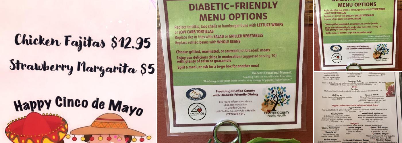 Las Camelinas Menu