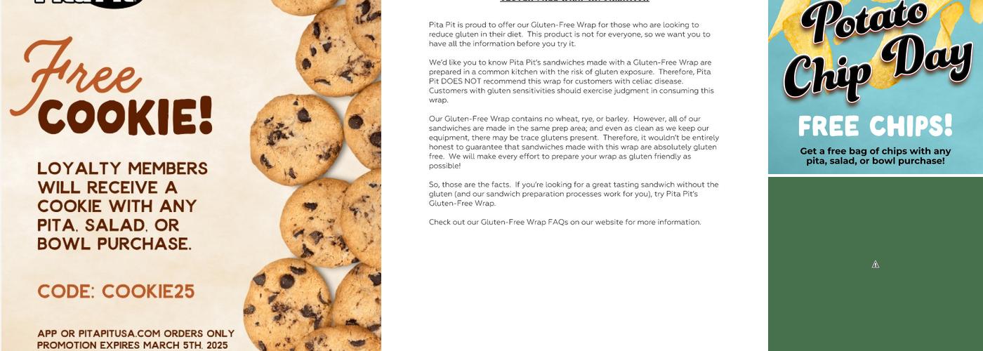 Pita Pit Menu