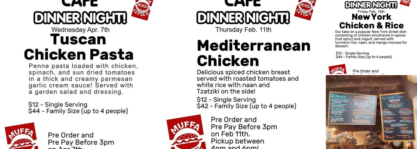 Muffaletta's Cafe Menu