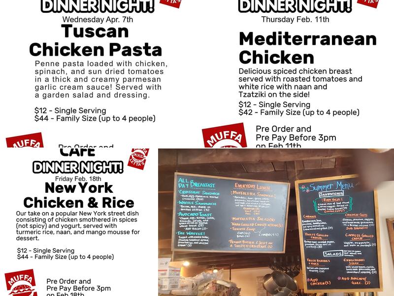 Muffaletta's Cafe Menu