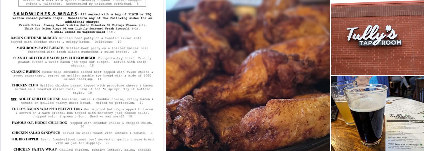 Tully's Taproom Menu