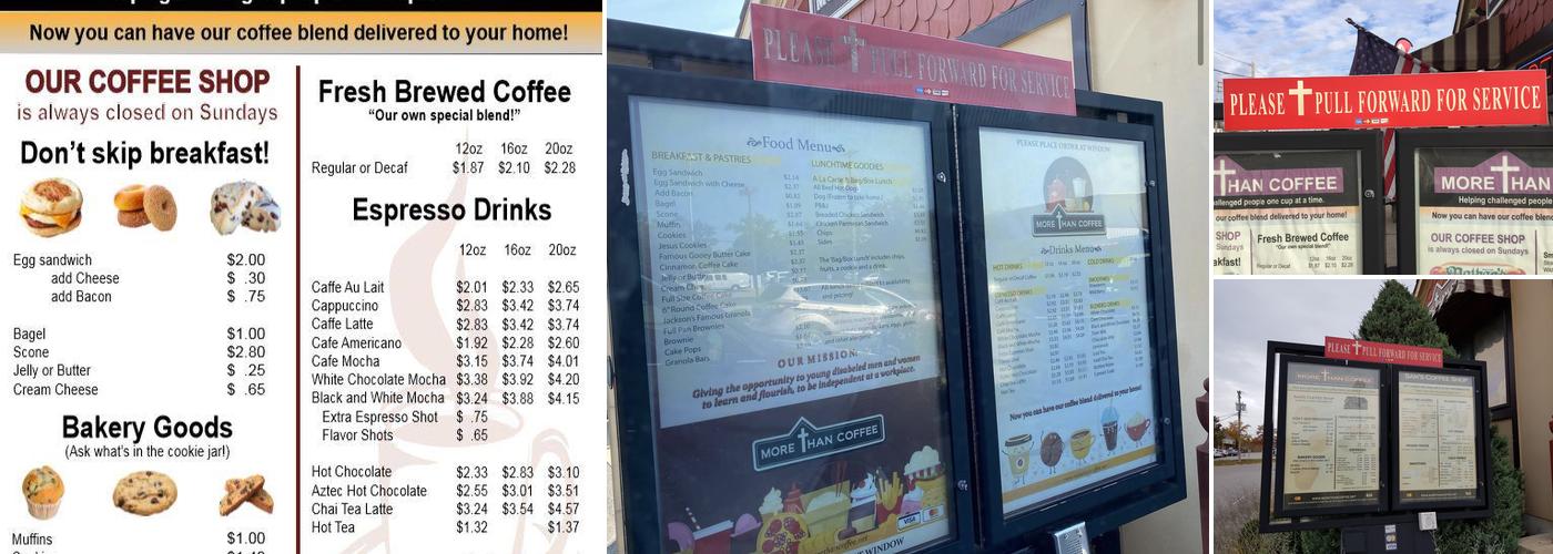 More Than Coffee Menu