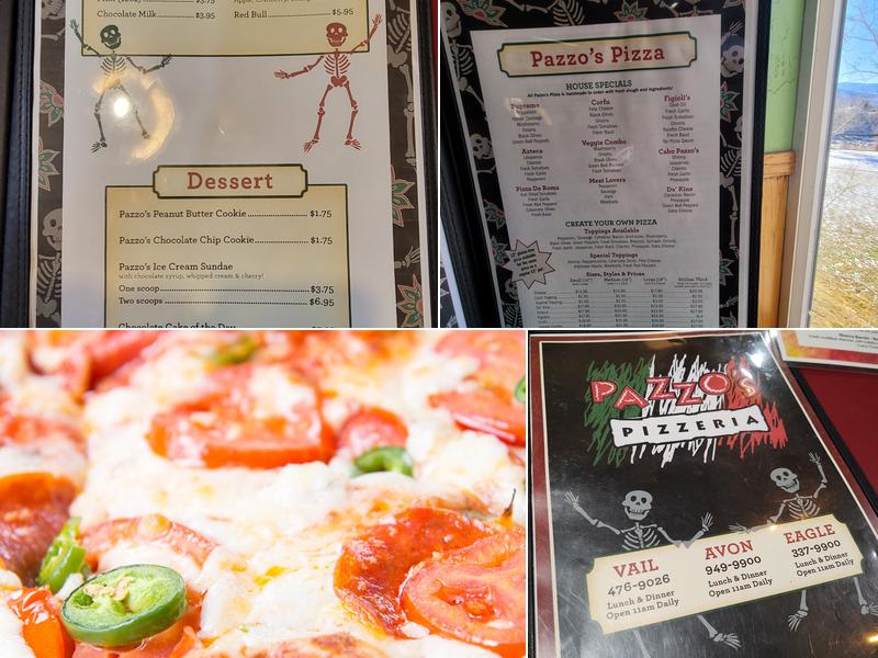 Pazzo's Pizzeria Menu